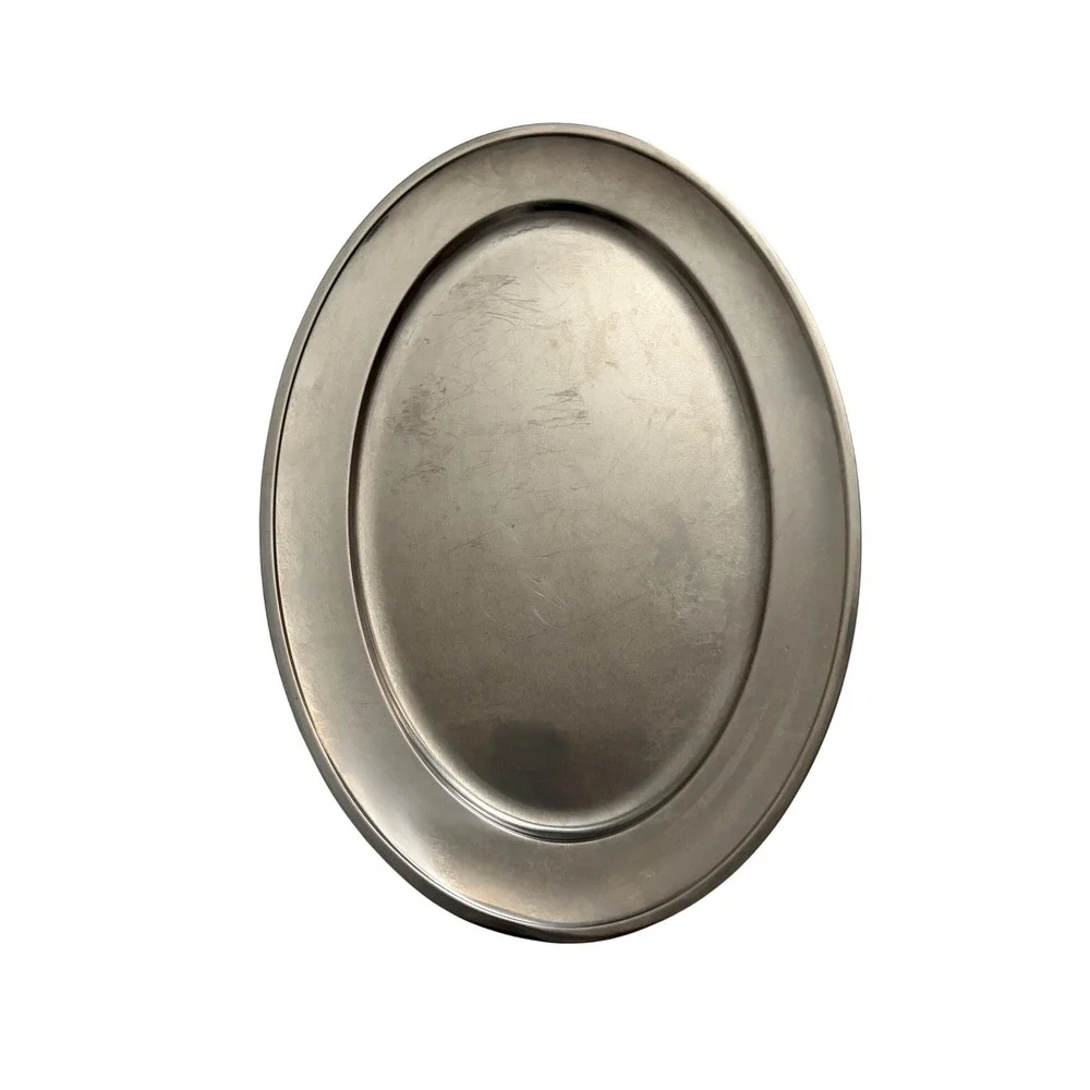 BMF Denmark 18-8 Stainless Oval Platter Danish‎ Modern 17.5